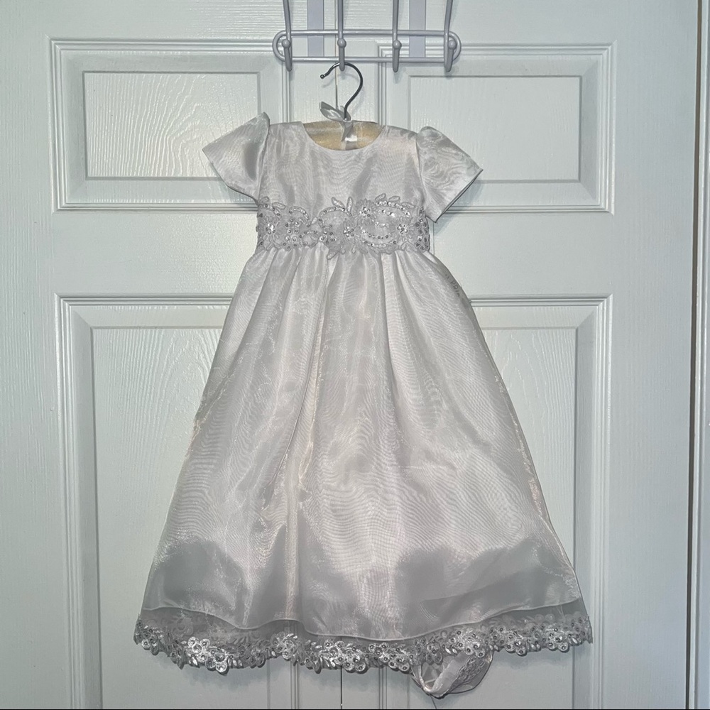 NWT Swea Pea & Lilli Christening/baptism gown for baby girl 3-6mo